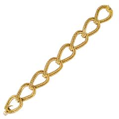 Cartier Wide Open Gold Link Bracelet, 1960s