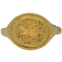 Medieval Signet Ring with Double Headed Eagle, circa 15th-16th Century AD 1