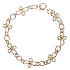 1940s Fancy Gold Bracelet 2