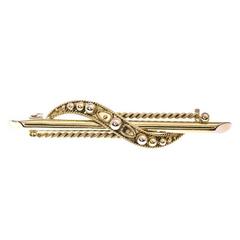 Victorian 15 Carat Gold Bar Brooch