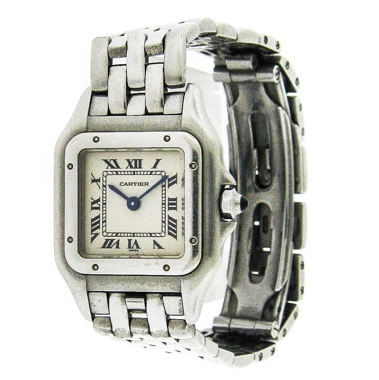 Ladies Cartier Mini Panthere Stainless Steel Ref. W25033P5