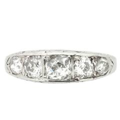 Antique Five-Stone Diamond Ring, circa 1910 8