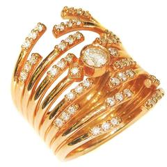 Diamond Pink Gold Ring 2