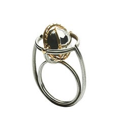 Elie Top Mecanique Celeste Bague MIR Or, Argent, Diamants 