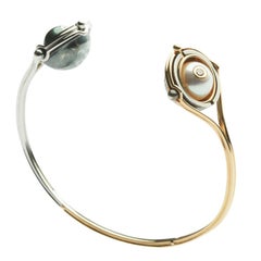Elie Top Mecanique Celeste Toi&Moi Bracelet Or Jaune, Perles, Diamants