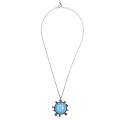 Fei Liu Sterling Silver Black Vermeil Quartz Cubic Zirconia Fancy Necklace 1