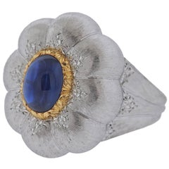 Buccellati Sapphire Cabochon Gold Ring