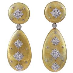M. Buccellati Diamond Gold Earrings 10