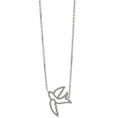 Necklace White Gold 18 Karat 7.61g White Diamonds 0.42 Carat 1
