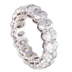 Harry Winston Diamond  Platinum Eternity Band Ring