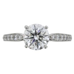 Tiffany & Co. Diamond Solitaire Ring Modern 10
