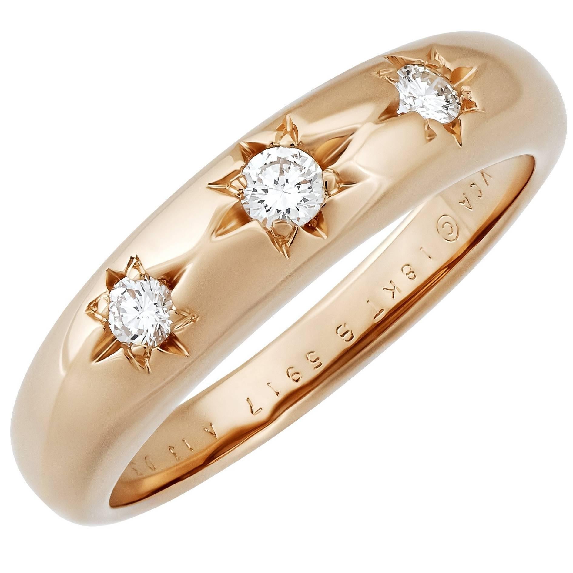 Van Cleef & Arpels  Diamond Gold Ring
