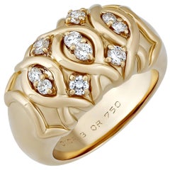 Dior Diamond Gold Ring 6