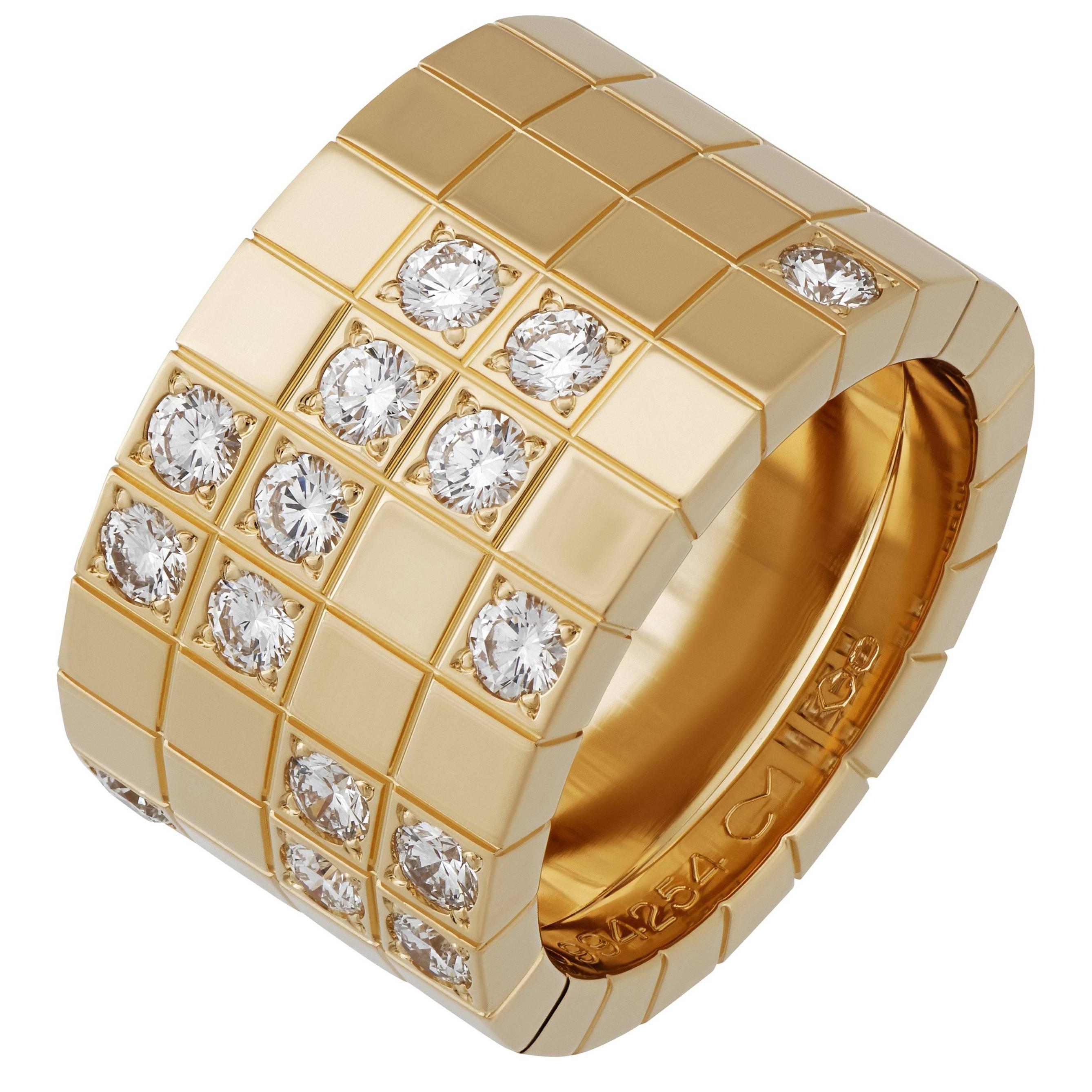 Cartier 18 Karat Yellow Gold Lanieres Ring