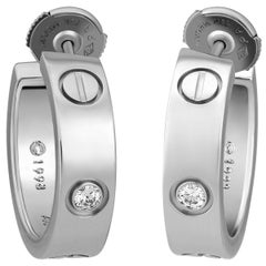 Cartier  One Diamond Each Love Earrings