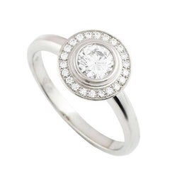 Cartier D Amour Diamond Platinum Ring