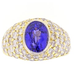 Vintage Tiffany & Co. Tanzanite and Diamond Ring