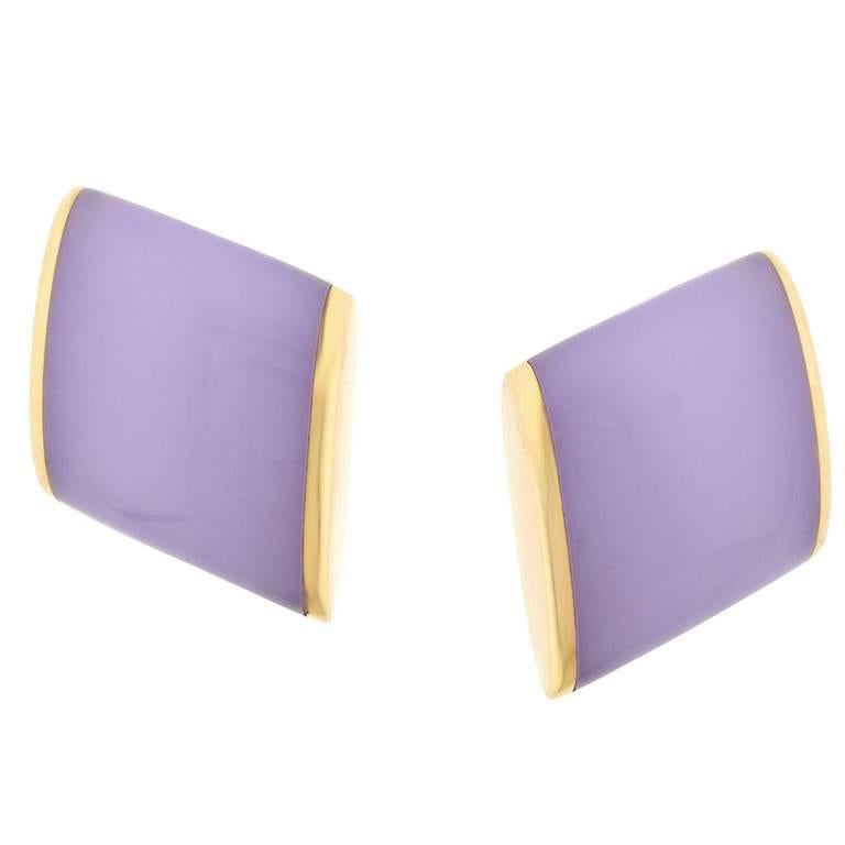 Vhernier Plateau Chalcodney Rose Gold Earrings