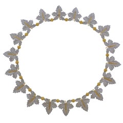 Buccellati Gold Leaf Necklace