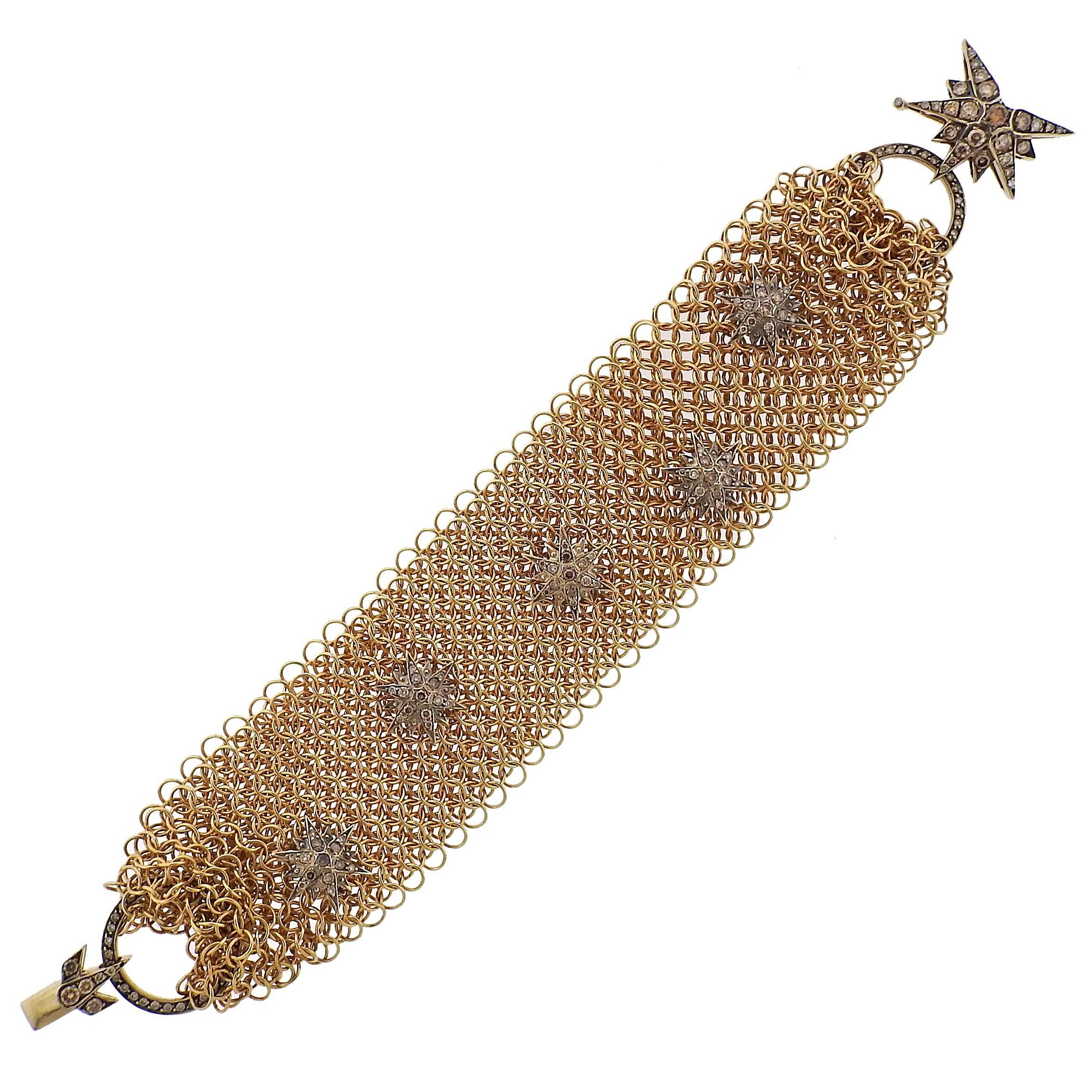 H. Stern Stars Gold Diamond Bracelet For Sale at 1stDibs | stars and ...