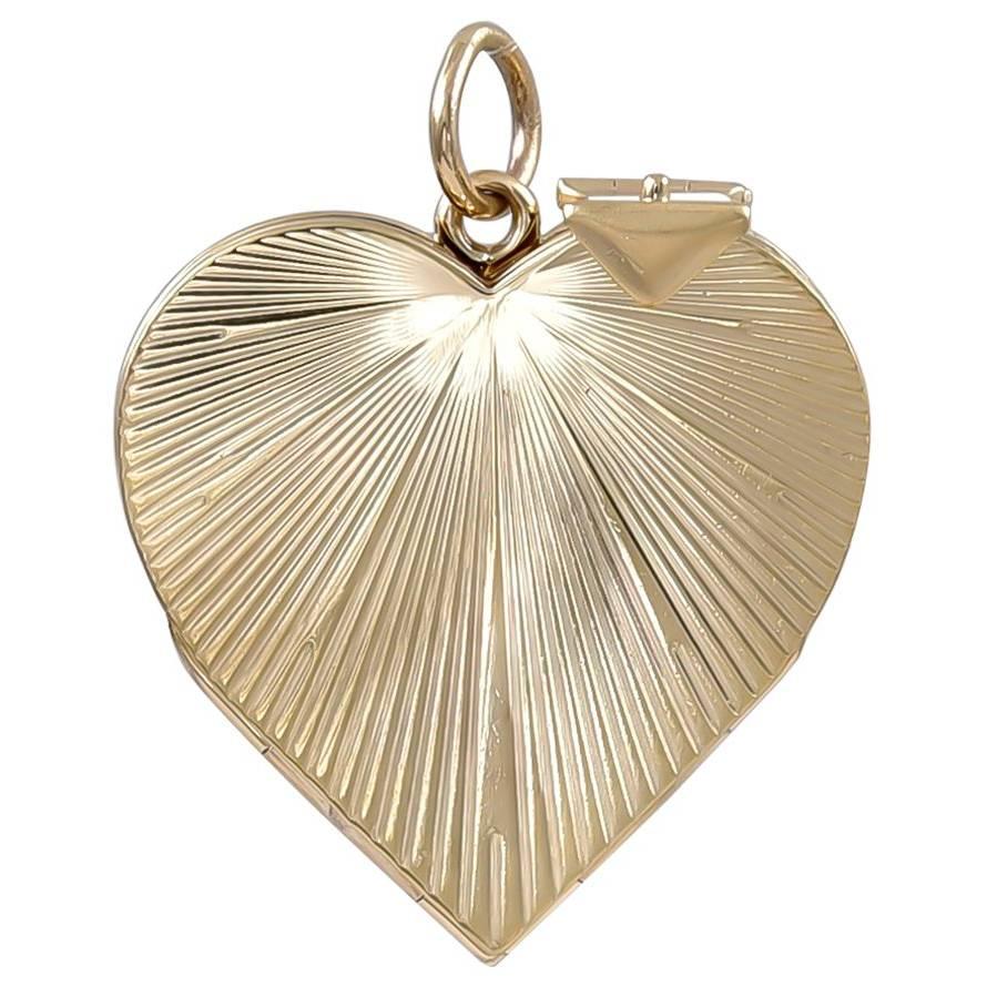 Gold Heart Locket for Six Pictures
