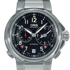 Oris Edelstahl Artelier Worldtimer Automatik-Armbanduhr