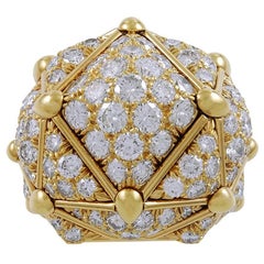 David Webb Diamond Dome Ring 10