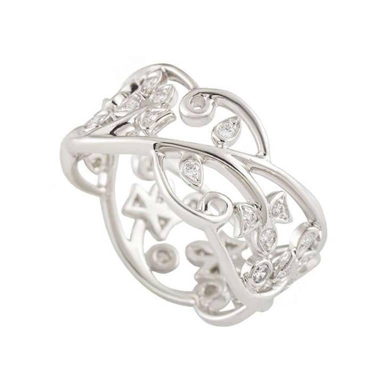 Tiffany & Co. Diamond Floral Ring