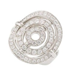 Bulgari Astrale Diamond White Gold Ring