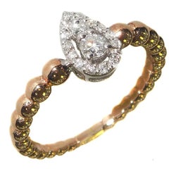 Rose Gold and Diamond Ring 12