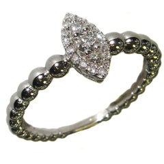 White Gold and Diamond Ring 4
