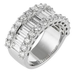 Baguette and Diamond Band 2