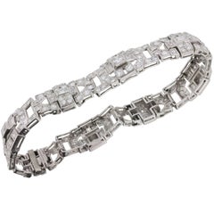 Platinum Art Deco Diamond Bracelet, circa 1920s