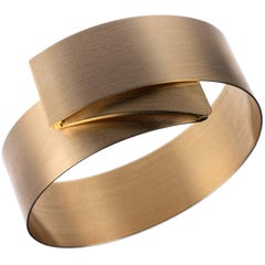 Isabelle Fa Folding Bangle Bracelet in 18 Karat Yellow Gold