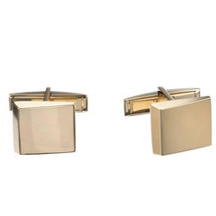 Wedge Cufflinks in 18 Karat Yellow Gold