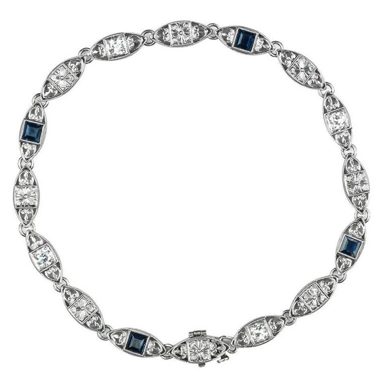 Sapphire bracelet tiffany Clearance