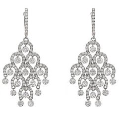 Diamond Chandelier Earrings 8