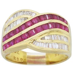 Le Vian Diamond and Ruby Ring