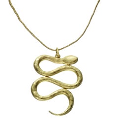 Snake Serpenti Gold Necklace