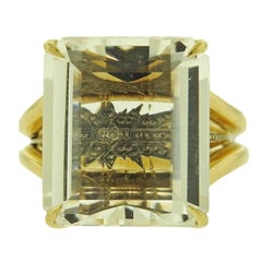 H. Stern Stars Crystal Gold Ring