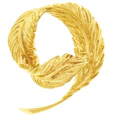 1950s Van Cleef & Arpels Leaf Brooch 10