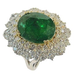 Emerald Diamond Gold Ring