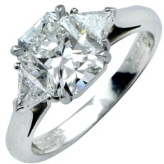 Tiffany 
Co. GIA Graded 2.59 Carat Diamond Engagement Ring