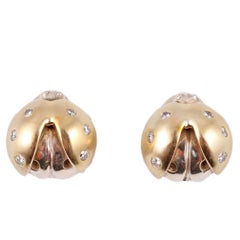 "Flying Ladybug" Earrings by Sarah Jane for Saint