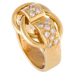 Hermes Diamond Band Ring