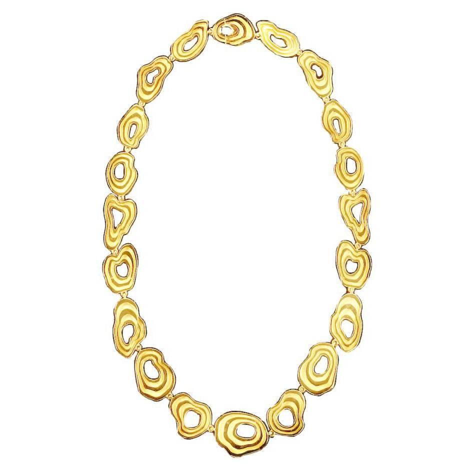 18 Karat Gold Island Necklace by John Landrum Bryant For Sale