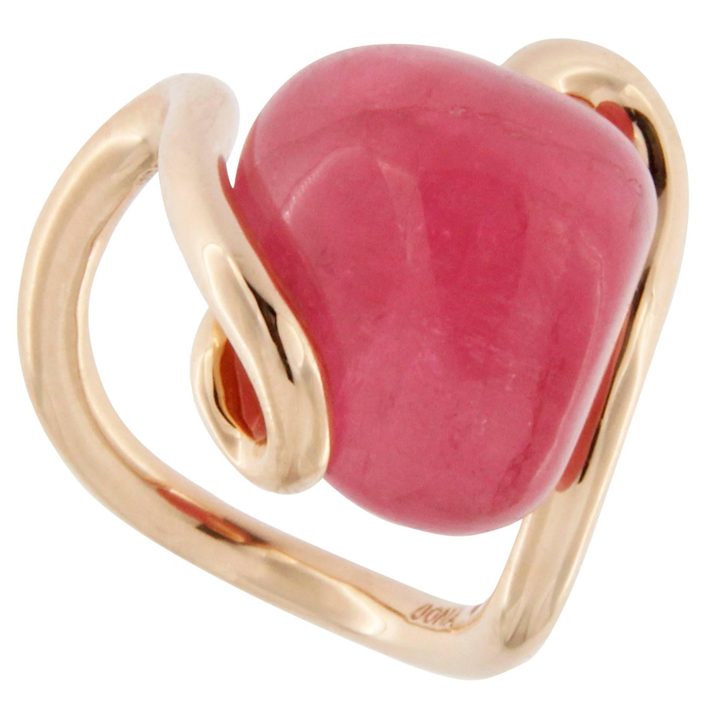 Jona Pink Tourmaline 18k Rose Gold Ring