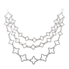 Odelia Diamond Pave Gold Star Necklace