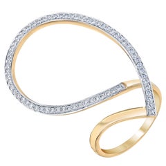 0.64 Carat Diamond Gold Cocktail Ring