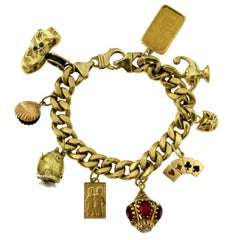 Yellow Gold Charm Bracelet